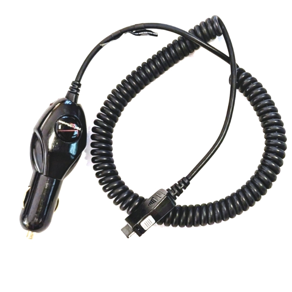 Verizon LG Car Charger – Model LGVPC-4 – Coiled Power Adapter